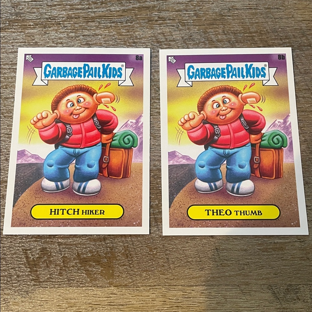 ✨10/$10 GPK SALE✨ Garbage Pail Kids Go on Vacation Base 8a and 8b